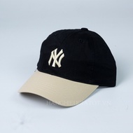 [GENUINE] Black Beige NY Hat