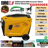 EUROX 9500watt/9.5KW Inverter Silent Petrol Generator EGI9500ES - Heavy Duty - 6 Months Local Warran