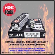 Spark Plug NGK CR9EHDX-9S Model MotoDX Ruthenium Socket 1 Head For HONDA CB650F/ CB650R/ CBR650F/ CB