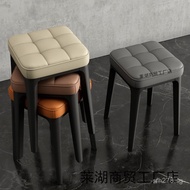 Stackable Plastic Round Stool Desk Modern Simple Can Be Used As A Bench Stool Household Low Stool Re