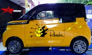 sticker pokemon sticker mobil kuning honda brio ayla wuling air ev sticker lucu