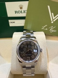 (Sold) 2016年香港行貨勞力士 Rolex 178240 灰面花花面 Datejust