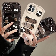 3D DIY Cute Bear Rabbit Coffee Phone Case For Samsung Galaxy S23 Ultra S21 Plus S23FE S21FE S20FE F0