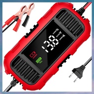 (XCTS) 12V 2A Car Battery Charger Digital Display Smart Battery Charging Tool Trickle Charger Mainta