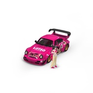 BriScalemicro | Mini BMW Porsche RWB 964 Strawberry Bear Car Model 1:64