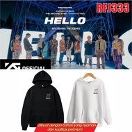 !! HELLO KPOP HOODIE RFJ333 SMALL FRONT SCREEN PRINTING
