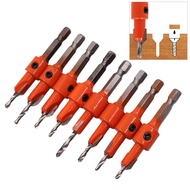 1pc Woodworking Hex Shank Countersink Drill Bit Salad Drill Step Drill Bit