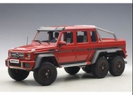 全新未開封 日版 1/18 Mercedes-Benz G63 AMG 6X6 Red AUTOart diecast