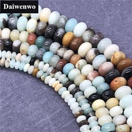 Amazonite Spacer Bead 4*6.5mm 5*8.5mm Natural Stone Bracelet