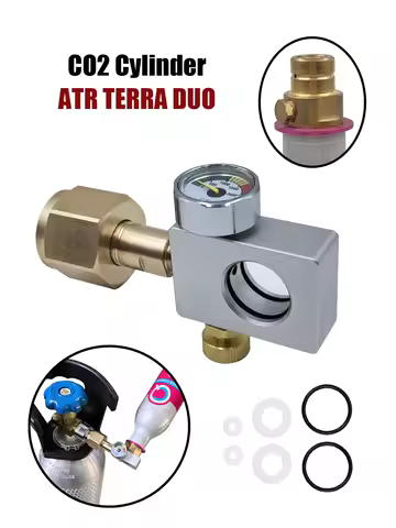 Soda Water Terra DUO Art Quick Connect Carbon Dioxide Cylinder Refill Fill Station Adapter Soda Wate