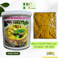 Gia vị cà ri Thái Hủ 400gr có 2 vị: ĐỎ - XANH / Red - Green Curry Paste.