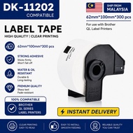 [ READY STOCK ] DK-11202 DK11202 Brother Compatible Label Tape Thermal Sticker Paper