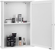 Bathroom Cabinet with Mirror Shelf Wall Cupboard Mounted Bathroom Toilet Furniture Cabinet Cosmetic Storage Bathroom Organizer
