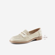 Nine West รองเท้า Loafers ทรงหัวมน สำหรับผู้หญิง ระบายอากาศได้ดี ทรงหัวมน ทรงหัวมน รองเท้าส้นเตี้ย ร