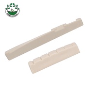 [Whcart] Left Handed Acoustic Guitar Saddle Nut Slotted for Guitar Parts Accessories