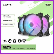EasyPC?Qw_|{u+Darkflash%h_C6MS:b_120mm:Q_3in1:Nt_ARGB:WW_or:Gg_C6S 120mm ARGB single pc case fan| A