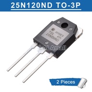 2pcs 25N120ND TO-3P TGA25N120ND TGAN25N120ND 25A/1200V IGBT Transistor New Original
