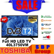 Toshiba 40 inch DVBT2 Full HD LED TV 40L3750VM