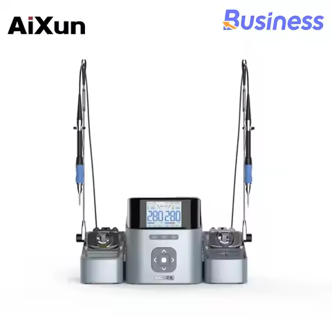 JCID AIXUN T420D Dual-station Intelligent Soldering Station with C245 C210 C115 Handle Welding Tips