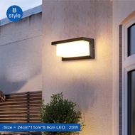 Lampu Dinding Teras LED / Lampu Dinding Minimalis LED Moisture Proof