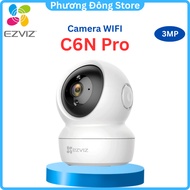 EZVIZ C6N Pro 3MP Smart Ezviz Wifi Camera, 360 Panning, Human Shape Recognition with AI Algorithms, 