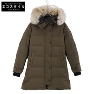 加拿大鵝 3802L Shelburne 派克大衣，帶毛領羽絨服，XS 碼