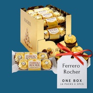 6.6 🛒  (T3 x 16) Ferrero Rocher One Box 600g Chocolate christmas gift door gift