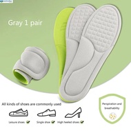 Breathable Sweat-Wicking Shoe Insoles for Men Size 45-46 - 2 Pairs Set