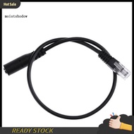 mw 30cm 35mm Smartphone Headset to RJ9 Plug Converter Adapter Cable for Telephone