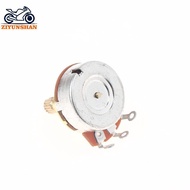 ziyunshan 1Pcs Guitar Potentiometer Pot Low Torque And Low Noise Smooth Feel Brass Shaft A500K A250K