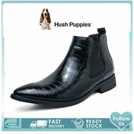 TOP☆Hush_Puppies รองเท้าผู้ชาย รองเท้าเชลซี รองเท้าผู้ชาย รองเท้าหนังผู้ชาย