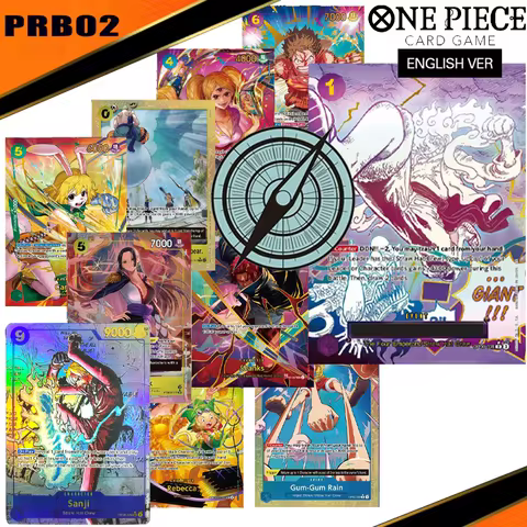 Diy One Piece Card English Version One Piece Card The Best Vol.2 (PRB02) SANJI MONKEY D LUFFY SHANKS