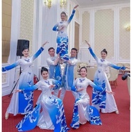 (A389-A777) Ao dai uniforms at factory prices, 3D printed ao dai, plain ao dai - tailor-made upon re