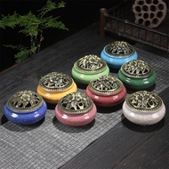 Agarwood burner top incense burners of ceramic reefs