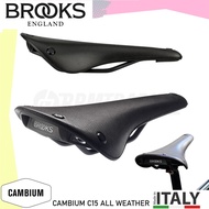 BROOKS ENGLAND CAMBIUM C15 ALL WEATHER SADDLE MADE IN ITALY BLACK CITY TOURING