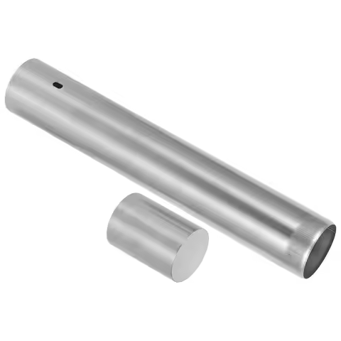 Secure Document Storage Tube Stainless Steel Certificate Protector for Birth Marriage Diplomas Porta