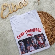 Camp Firewood 1981 T-Shirt Basic Tee Distro Camp T-Shirt