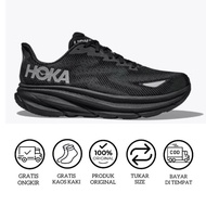 H0ka Cleveton 9 GTX Black Running Shoes