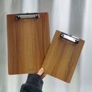 Wooden Board Clip A4 Splint Writing Board Test Paper Clip A5 Hotel Menu Board Clip Writing Folder Ha