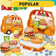 Children Play House Kitchen Suit Boys and Girls 3 Cooking Cooking Kitchenware Ice Cream Hamburger Toys Pushcart 6 Years Oldgohishop.my20231121141534