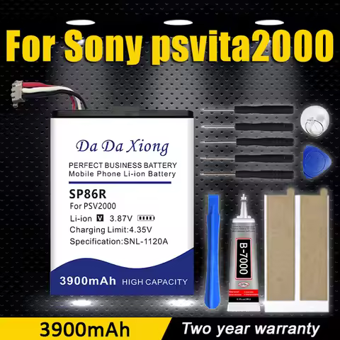 Replacement Battery SP86R 3900mAh For sony Ps vita 2000 psvita2000 PSV 2XXX PSV SP86R PSV2000 PCH-20