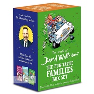 THE WORLD OF DAVID WALLIAMS THE FUN TASTIC FAMILIES BOX SET(3 BOOKS) BY DKTODAY