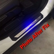 (SG Seller)Honda vezel 2015---2022 LED LIGHT( RED. BLUE.WHITE) door scuff  (4-pcs set)  local seller