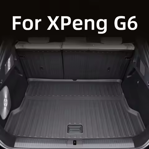 Fit For XPeng G6 2023-2025 Car TPE Eco Friendly Trunk Mat Seat Back Mat Interior Modification