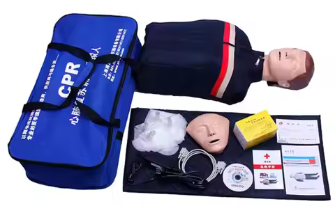 Cardiopulmonary resuscitation simulator pre-hospital first aid mannequin artificial respiration medi