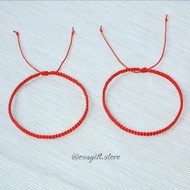 MERAH Lucky Bracelet / Pendulum Bracelet / Lucky Bracelet / Red Rope Bracelet / Handmade Rope Bracel