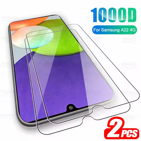For Samsung A22 4G Glass 2pcs Tempered Glass For Samsung Galaxy A 22 SM-A225F 6.4" Screen Protector 