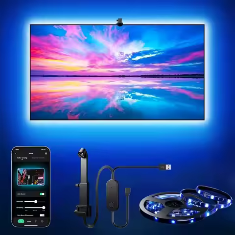 Ambilight Tv Backlight 5V Rgbic Usb Led Strip With Camera App Control Smart Tv Ambient Light For Gam