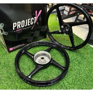 SUPERFLY PROJECT X VARIO 125/150 MIDNIGHT BLACK 1.4X17-1.6X17 SPORT RIM