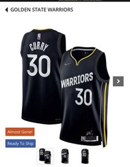 Nike Nba Golden State Warriors Stephen Curry Nike Black 2022 Select Series MVP Swingman Jersey